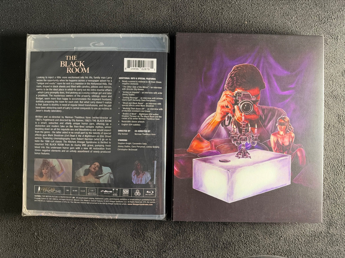 The Black Room (Blu-ray, Vinegar Syndrome, Slipcover, NEW/Sealed)