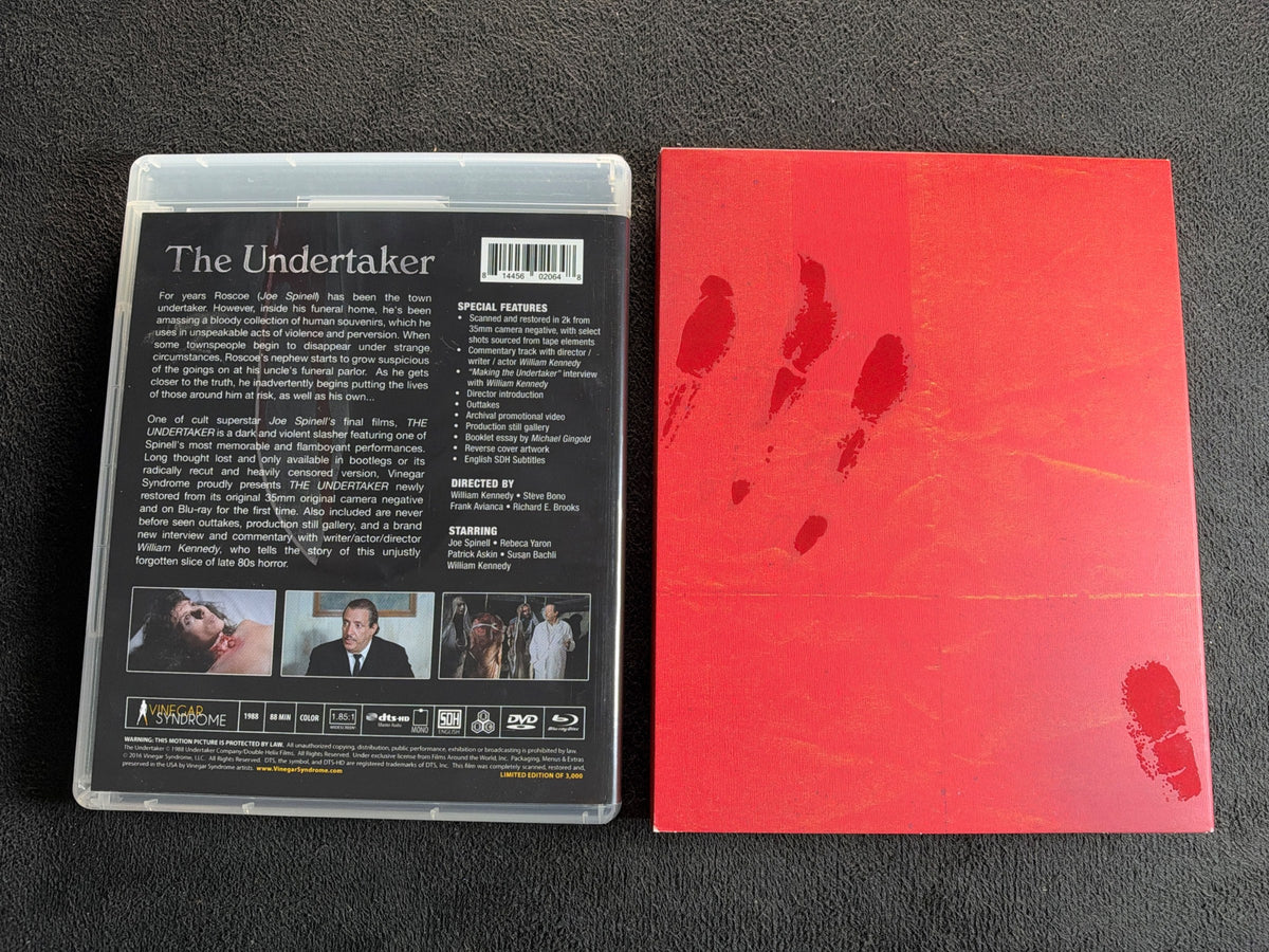 The Undertaker (Blu-ray, Vinegar Syndrome, Rare OG Slipcover, 80's Horror)
