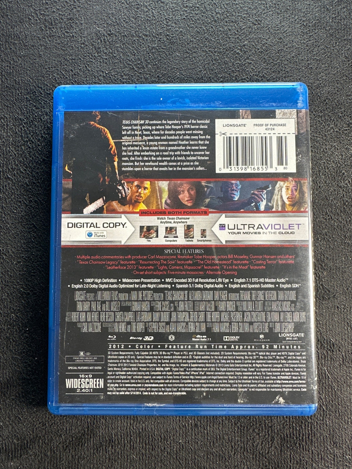 Texas Chainsaw 2D & 3D (Blu-ray, Lions Gate, Widescreen)