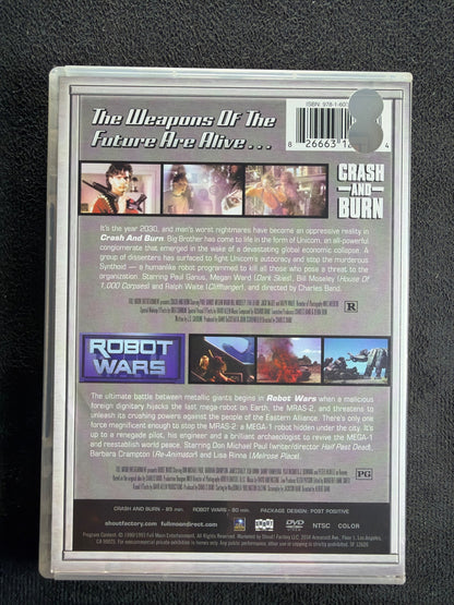 Giant Robot Action Pack: Crash and Burn / Robot Wars (DVD, Shout Factory)