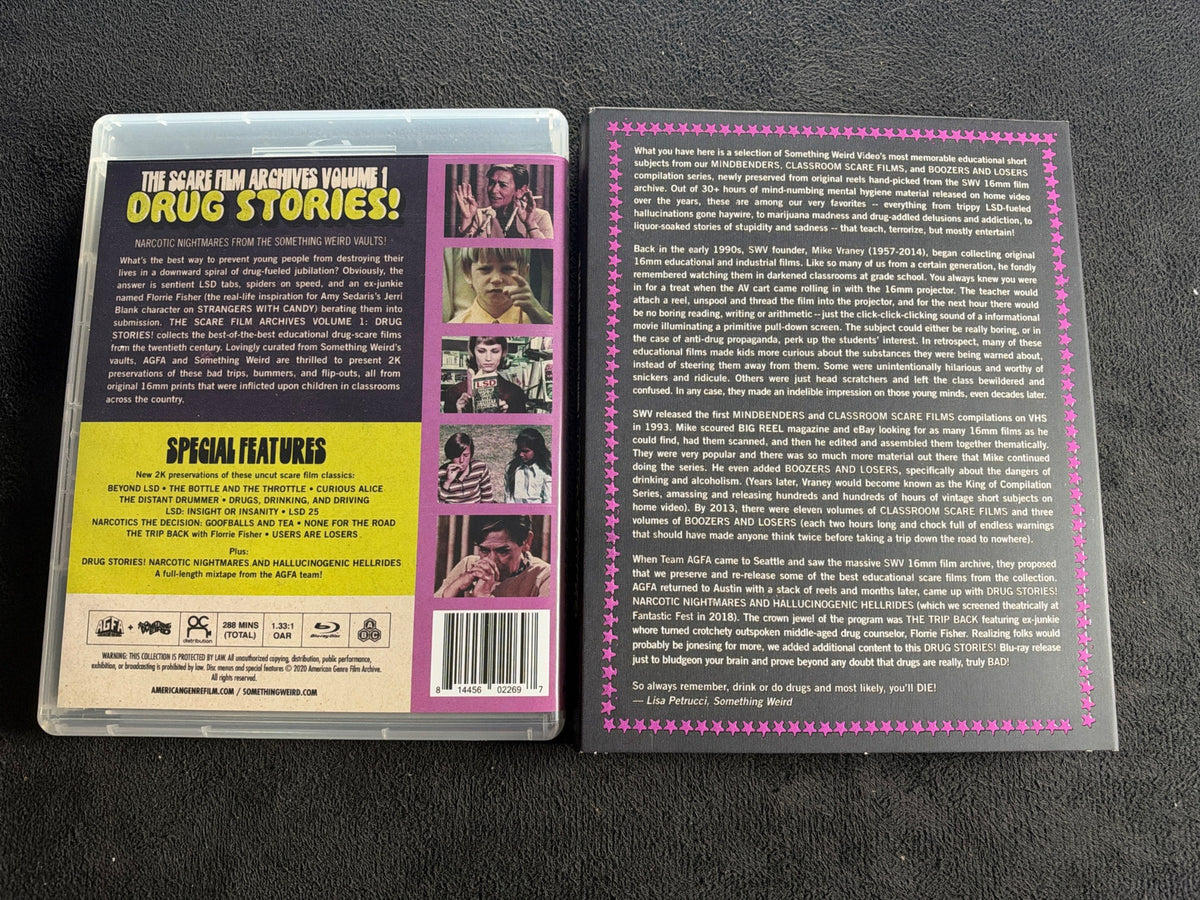 The Scare Film Archives Volume 1: Drug Stories! (Blu-ray, Vinegar Syndrome, Slip