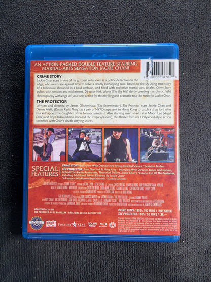 Jackie Chan Double Feature: Crime Story / The Protector (Blu-ray, Shout Factory)