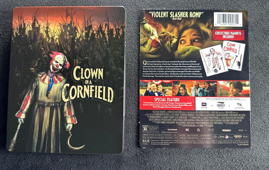 Clown in a Cornfield (4K UHD, RLJ Entertainment, Magnet, Steellbook, No Digital)