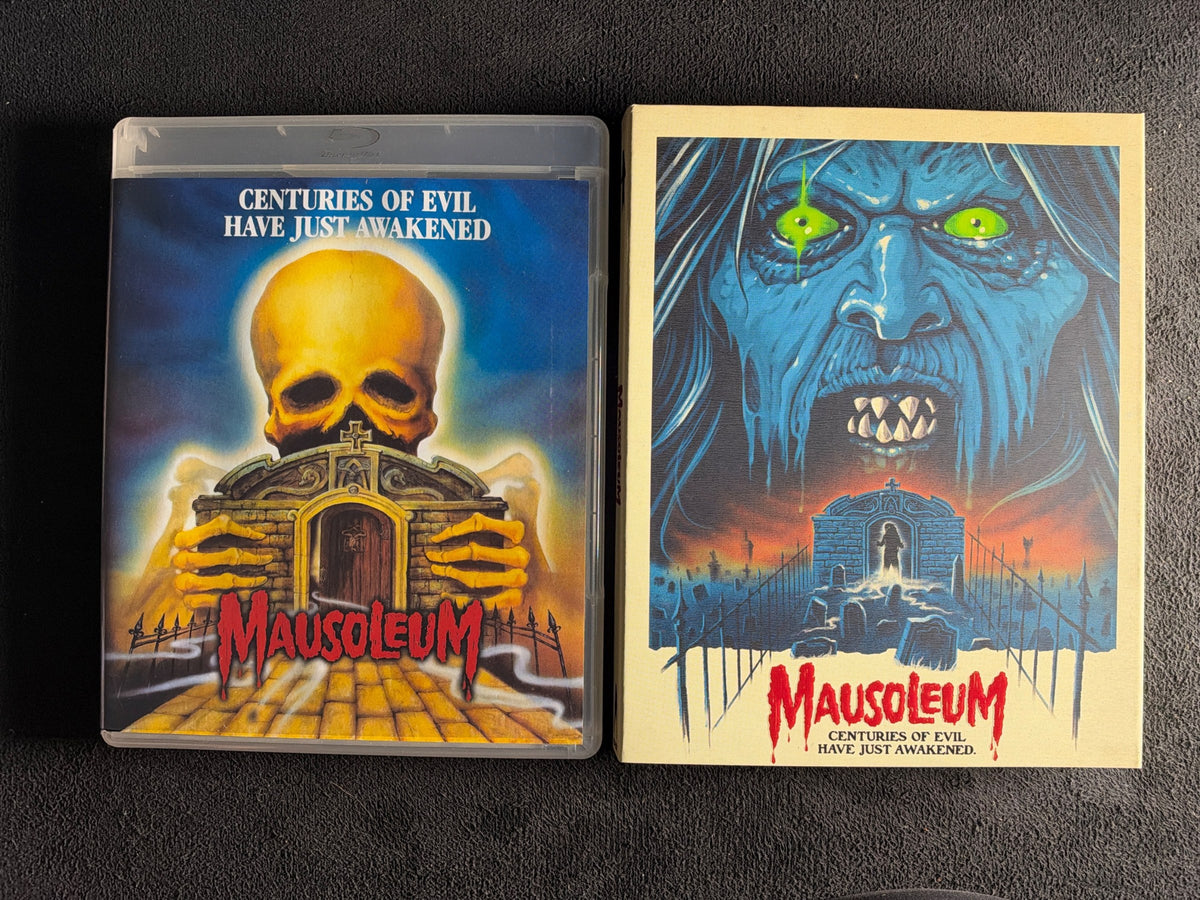 Mausoleum (Blu-ray, Vinegar Syndrome, Original OG Slipcover, 80's Horror)