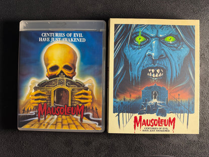 Mausoleum (Blu-ray, Vinegar Syndrome, Original OG Slipcover, 80's Horror)