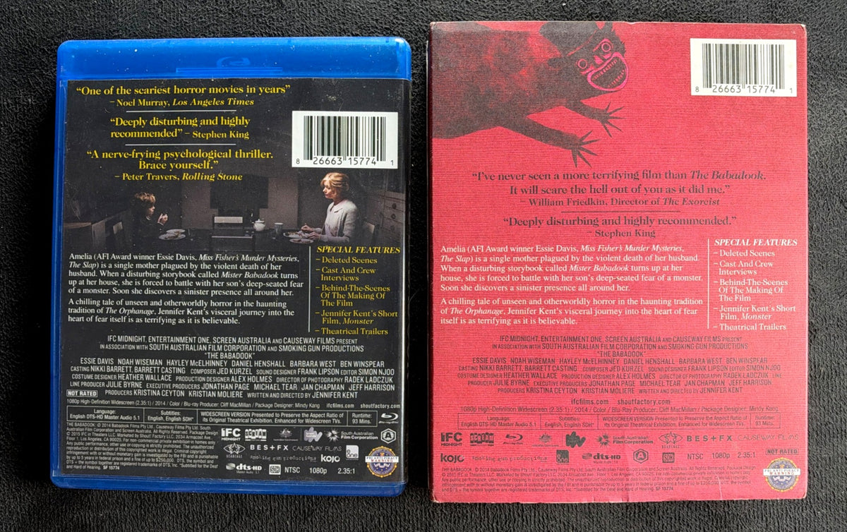 The Babadook (Blu-ray, Scream Factory, Pop Up Slipcover)