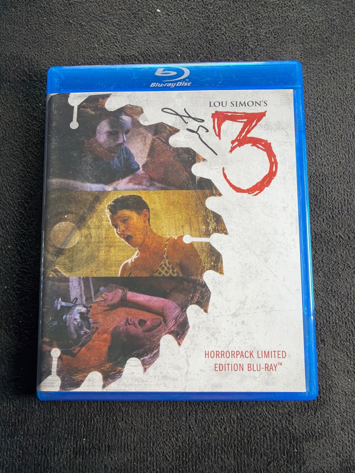 Lou Simon's 3 (Blu-ray, 2016 Horror Classic, Signed, Horrorpack)