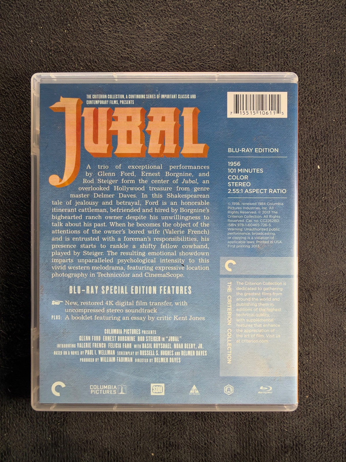 Jubal (Blu-ray, Criterion Collection, 50's Classic, Special Edition)