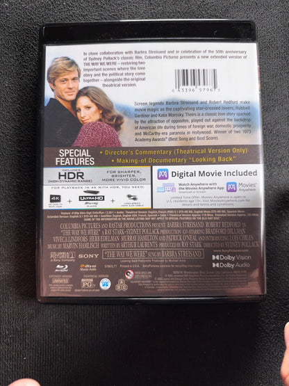 The Way We Were (4K Ultra HD, Sony Pictures, 70's Classic, No Digital)