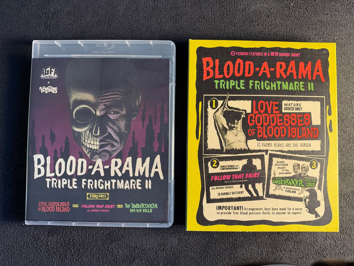 Blood-A-Rama Triple Frightmare II (Blu-ray, Vinegar Syndrome Partner Label, Slip