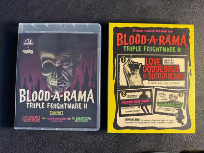 Blood-A-Rama Triple Frightmare II (Blu-ray, Vinegar Syndrome Partner Label, Slip