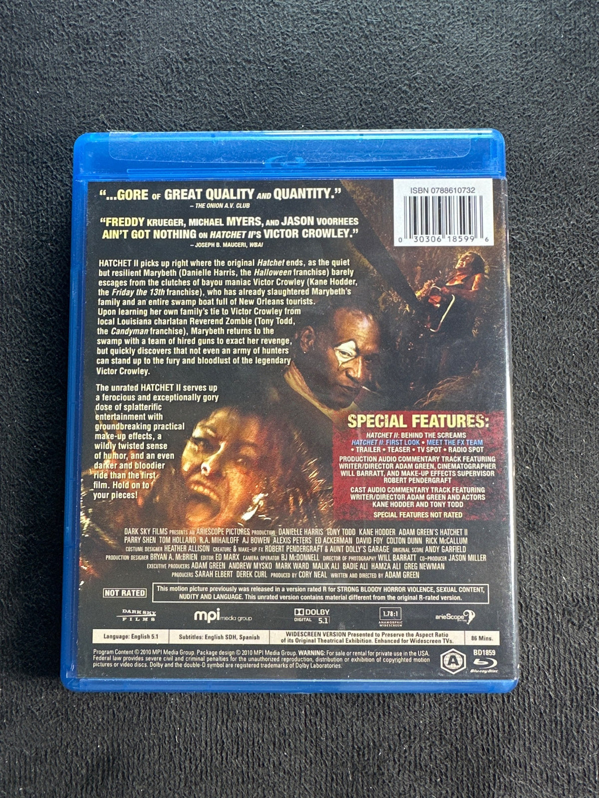 Hatchet II (Blu-ray, Dark Sky Films, Widescreen, Classic)