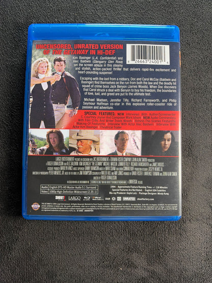 The Getaway (1994, Unrated) (Blu-ray, Shout! Factory, Alec Baldwin Classic)