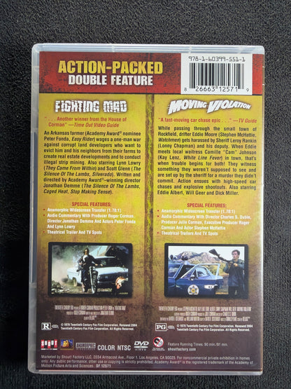 Fighting Mad / Moving Violation (DVD, Shout!, Action-Packed Double Feature)