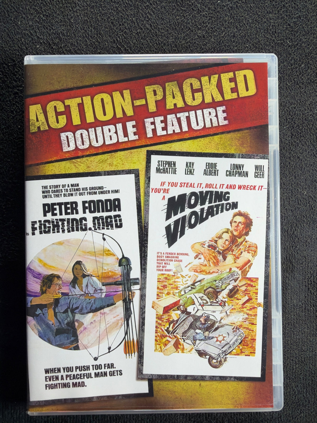 Fighting Mad / Moving Violation (DVD, Shout!, Action-Packed Double Feature)