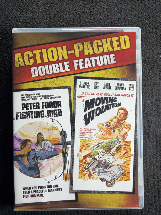 Fighting Mad / Moving Violation (DVD, Shout!, Action-Packed Double Feature)