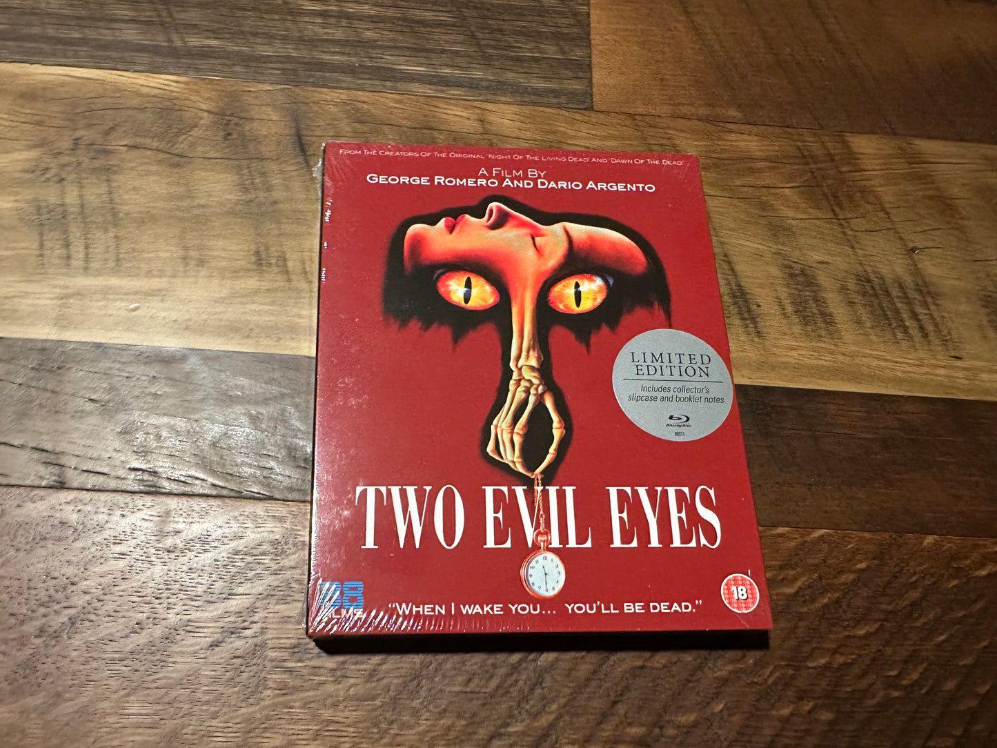 Two Evil Eyes Blu ray-88 Films-Slipcover-Booklet-90’s Horror-Region B-NEW