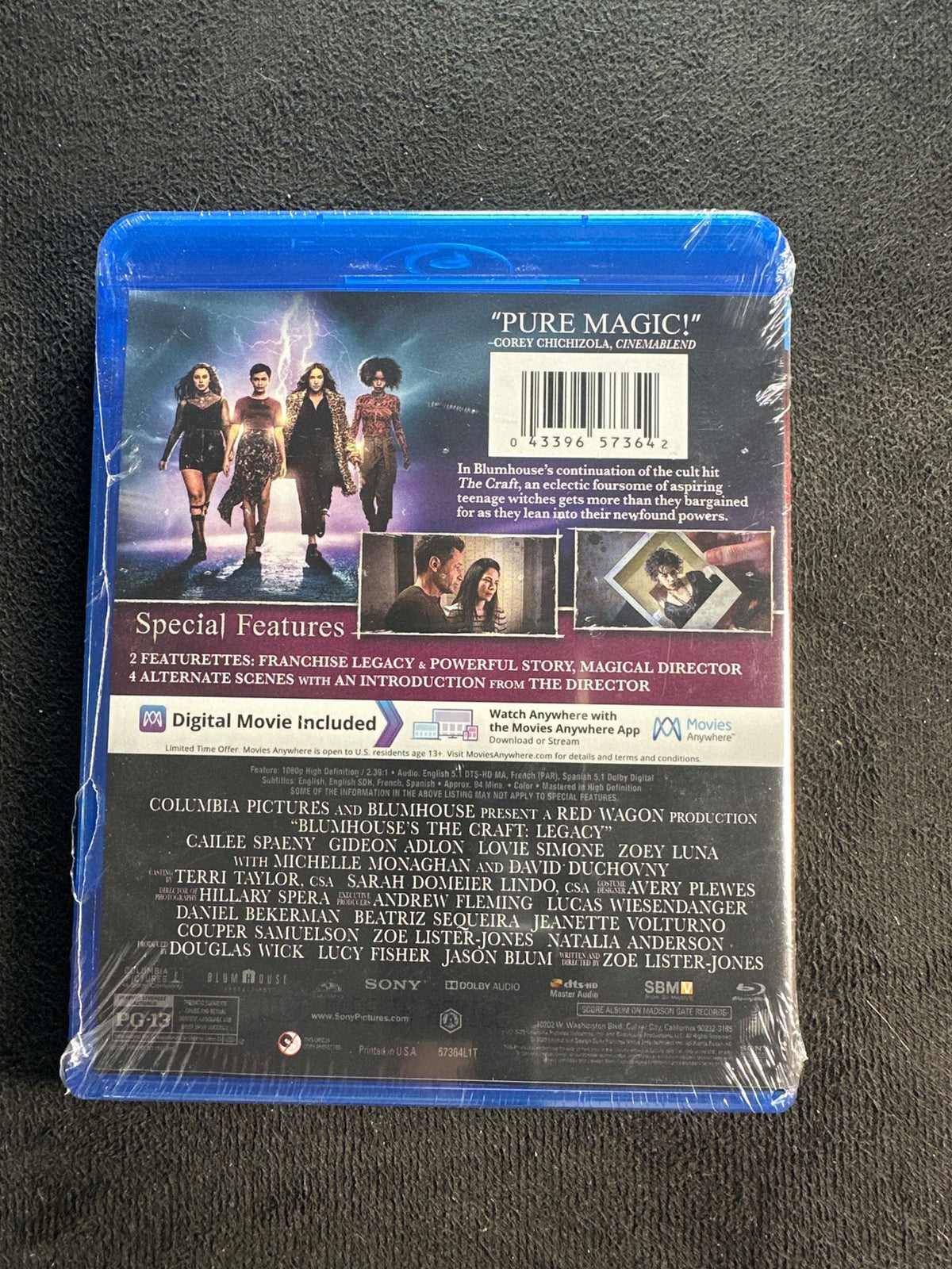 The Craft: Legacy (Blu-ray, Sony Pictures, Widescreen, NEW/Sealed)