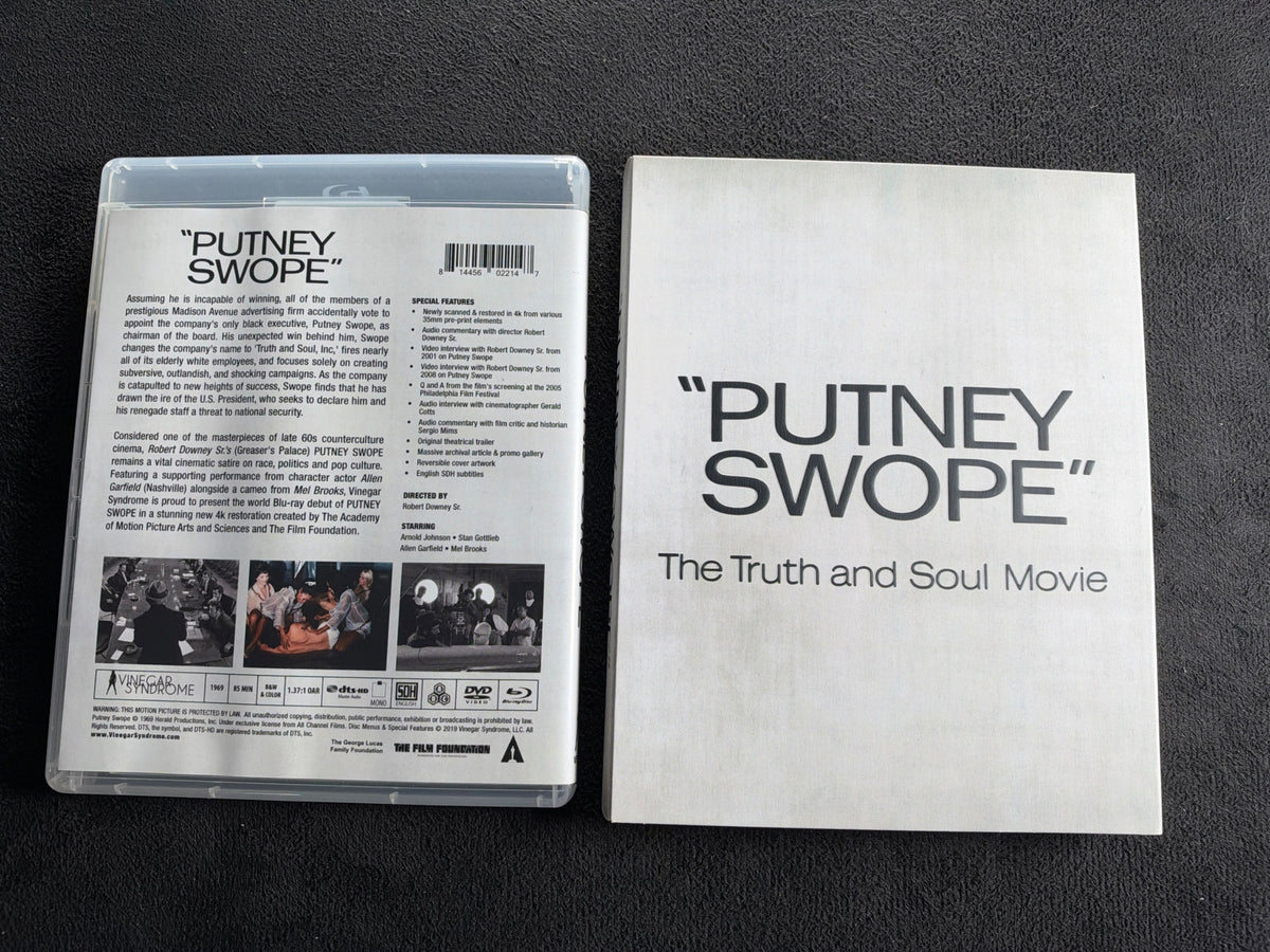 Putney Swope (Blu-ray, Vinegar Syndrome, Slipcover, 60's Classic)