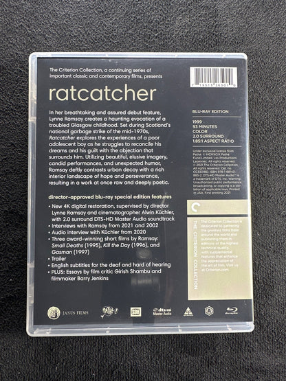 Ratcatcher (Blu-ray, Criterion Collection, Special Edition, 90's Classic)