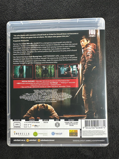 I Saw the Devil (Blu-ray, Umbrella Entertainment, Slipcover, Region B)