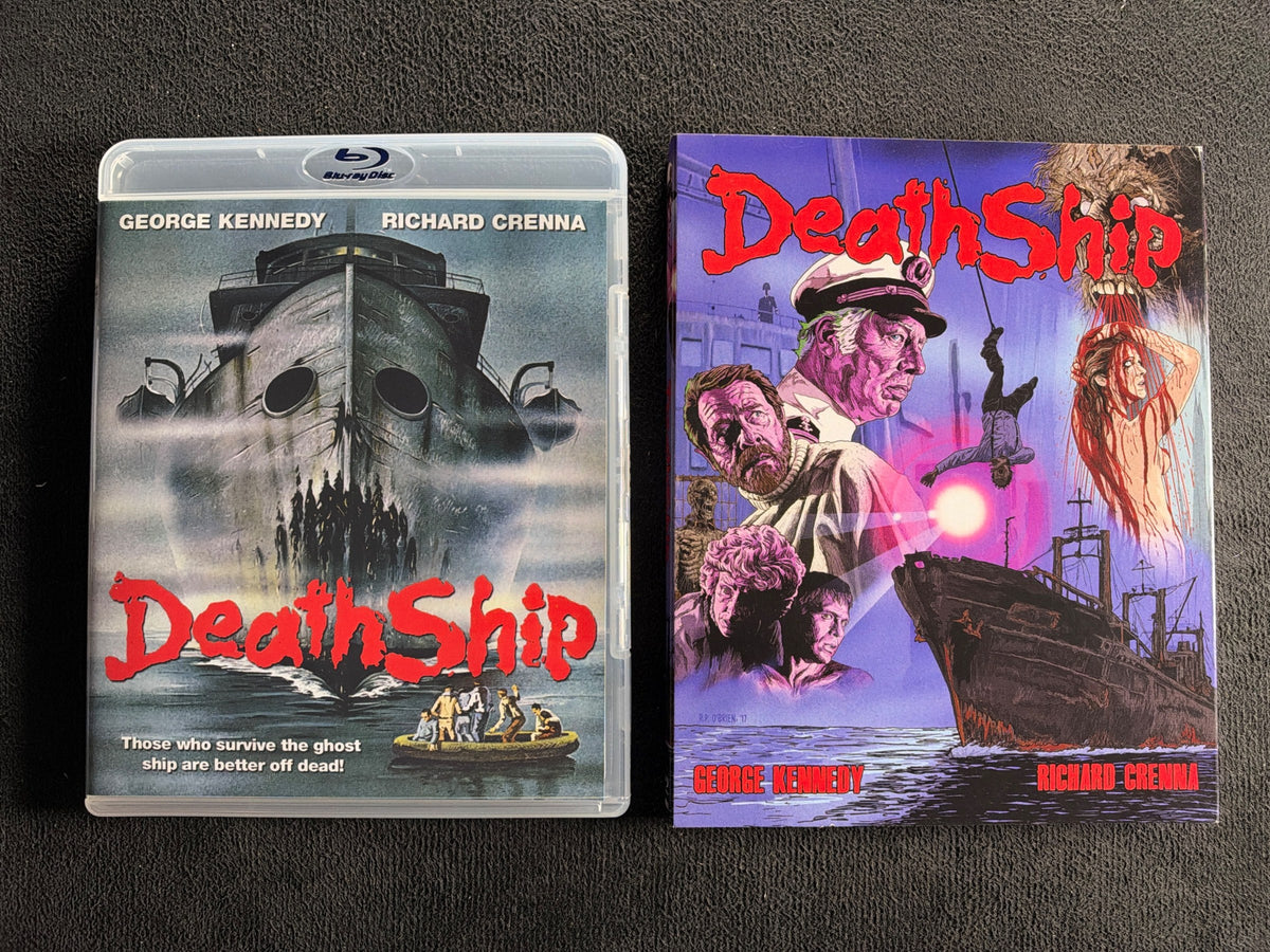 Death Ship (Blu-ray, Scorpion Releasing, Slipcover, 80's Classic Horror)