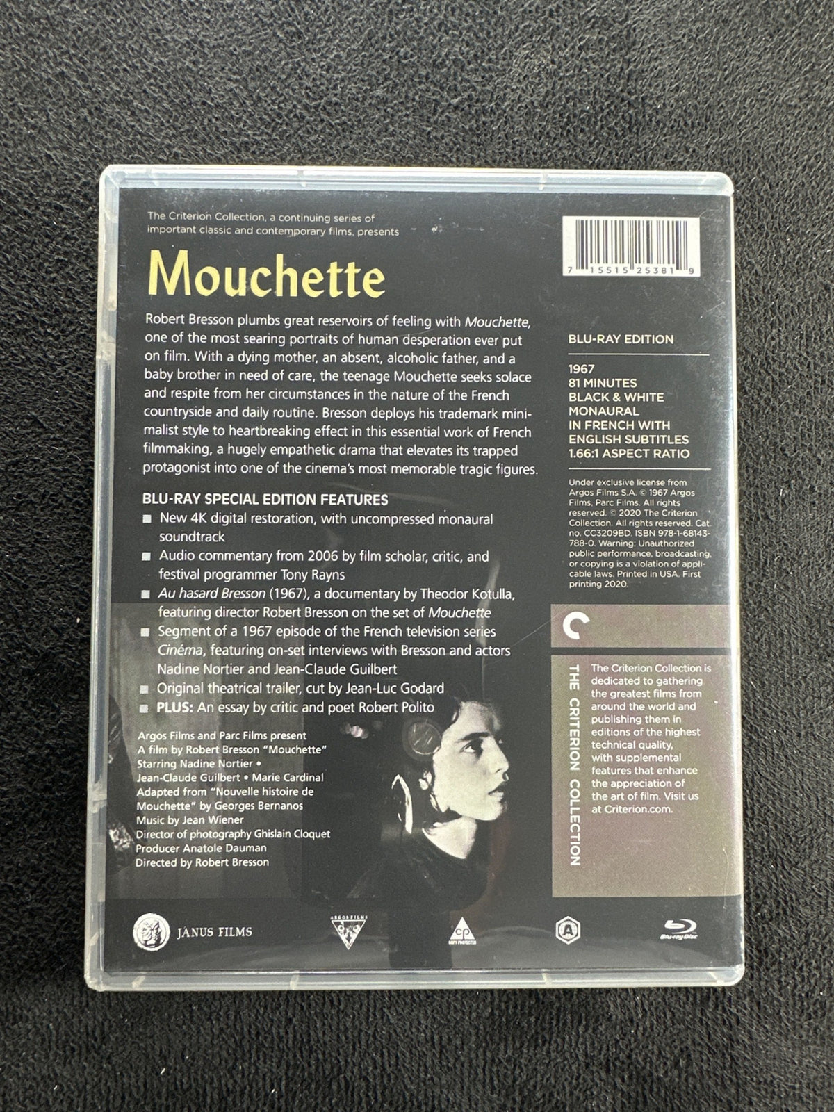 Mouchette (Blu-ray, Criterion Collection, Special Edition, 60's Classic)