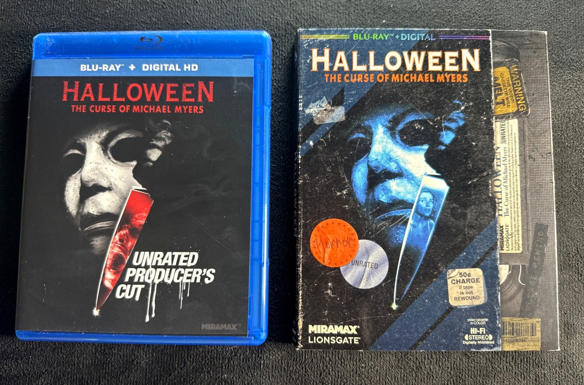 Halloween: The Curse of Michael Myers (Blu-ray, Producer's Cut, VHS Slipcover)