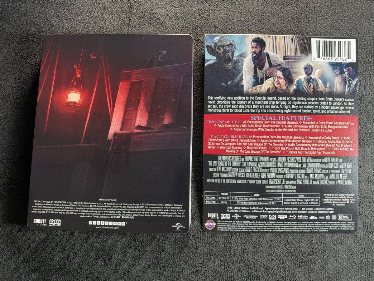 The Last Voyage of the Demeter (4K Ultra HD, Scream Factory, Steelbook))