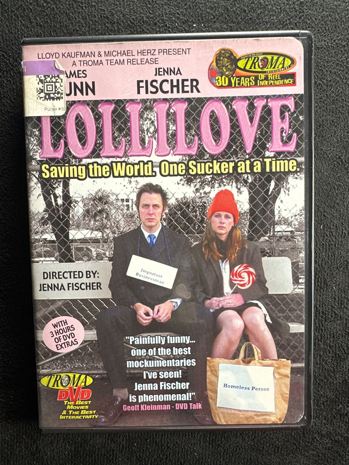 Lollilove (DVD, Troma Entertainment, Jenna Fischer Classic)