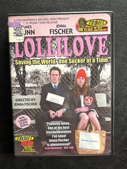 Lollilove (DVD, Troma Entertainment, Jenna Fischer Classic)