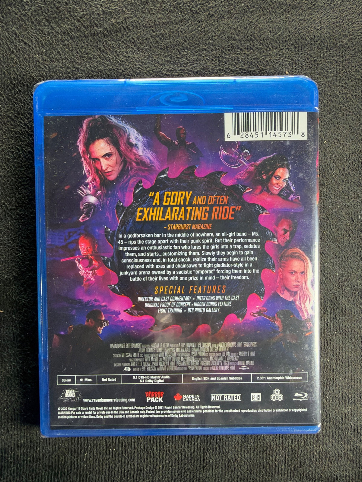 Spare Parts (Blu-ray, HorrorPack, 2020 Horror, Widescreen, NEW/Sealed)