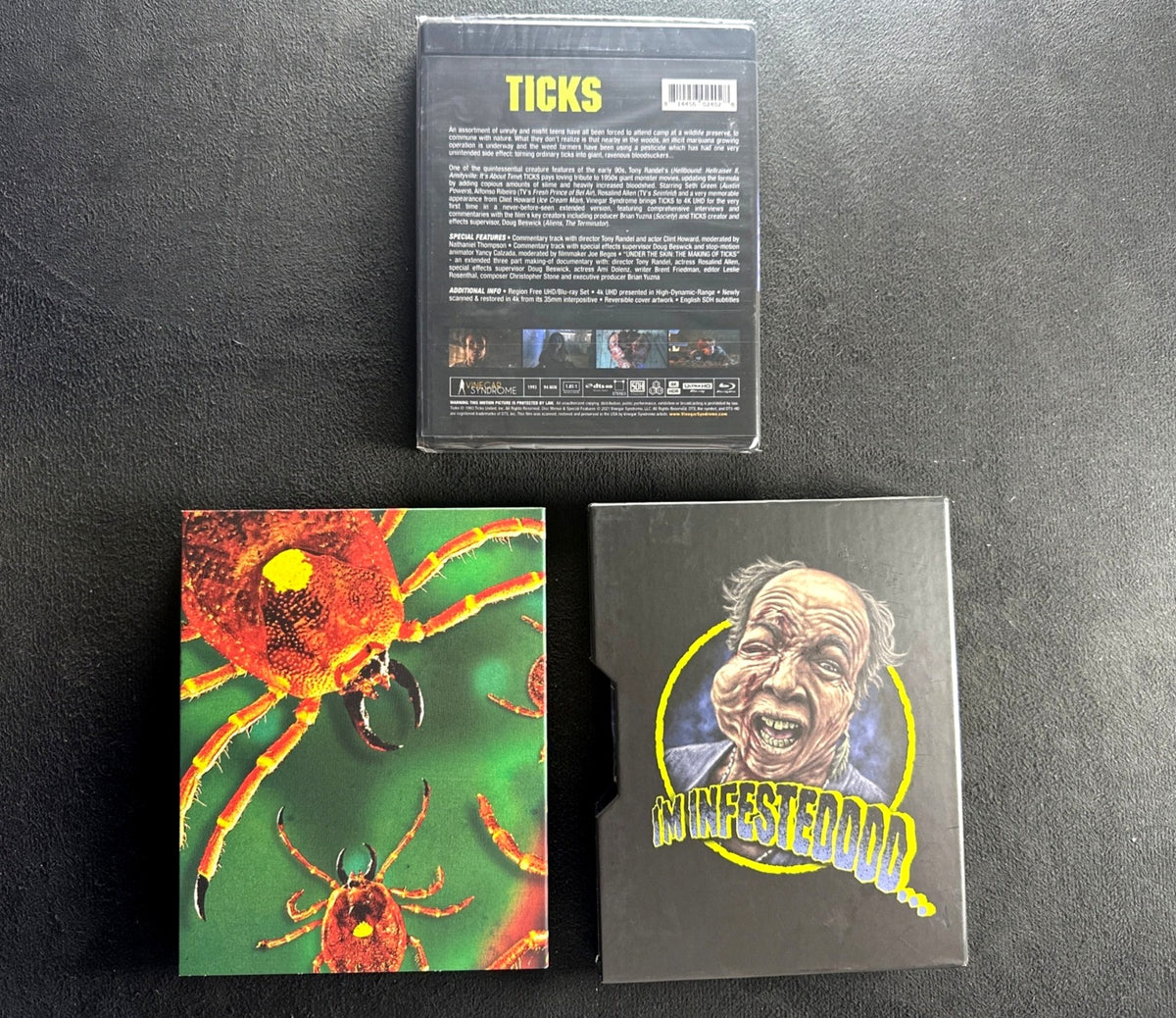 Ticks (4K UHD, Vinegar Syndrome, Slipcover, 90's Horror Classic, NEW
