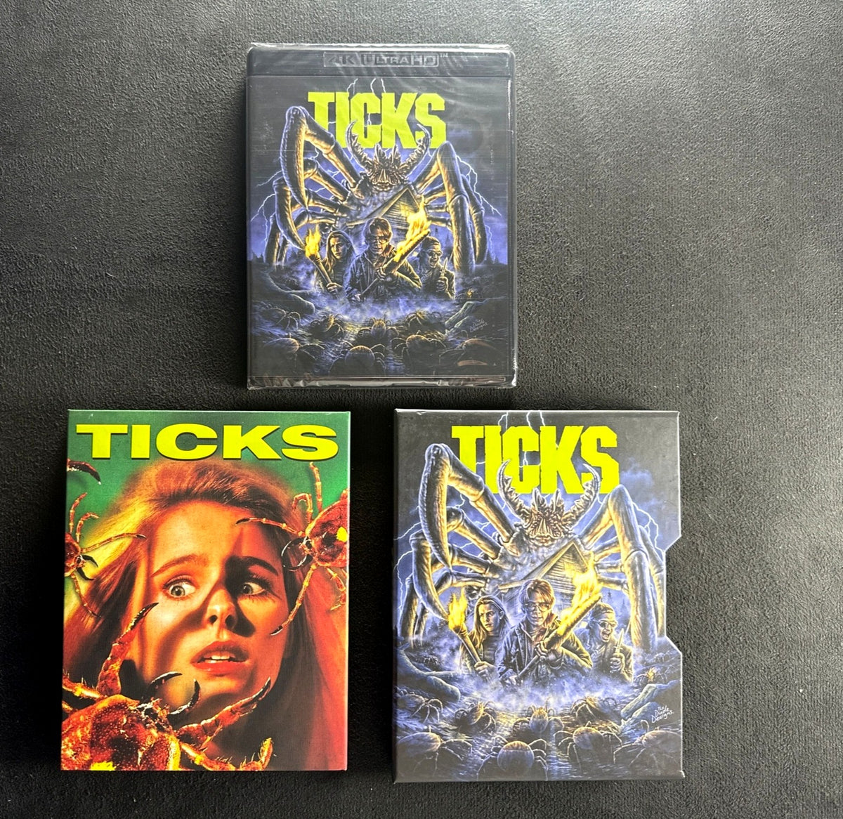 Ticks (4K UHD, Vinegar Syndrome, Slipcover, 90's Horror Classic, NEW