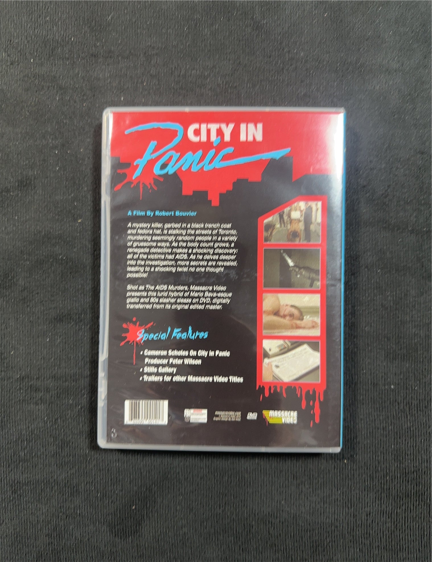 City in Panic (DVD, Massacre Video, Obscure Horror, Very Rare)