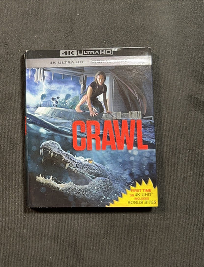 Crawl (4K Ultra HD, Paramount, Slipcover, Crocodile Horror, Widescreen)