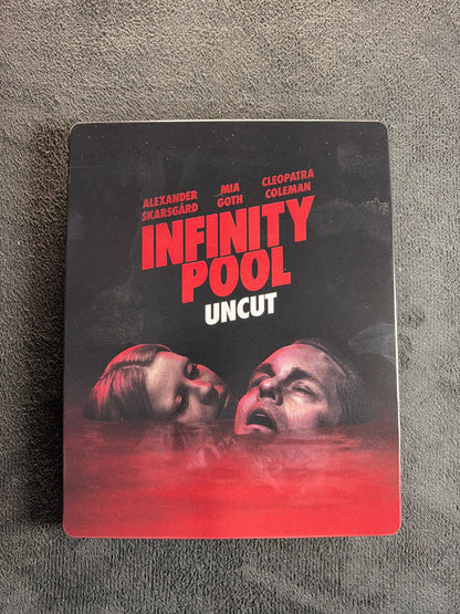 Infinity Pool (4K UHD, Neon, Steelbook, 2023 Horror, Widescreen, No Digital)