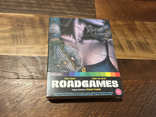 Roadgames Blu ray-Indicator-Limited Edition-Region B-New/Sealed