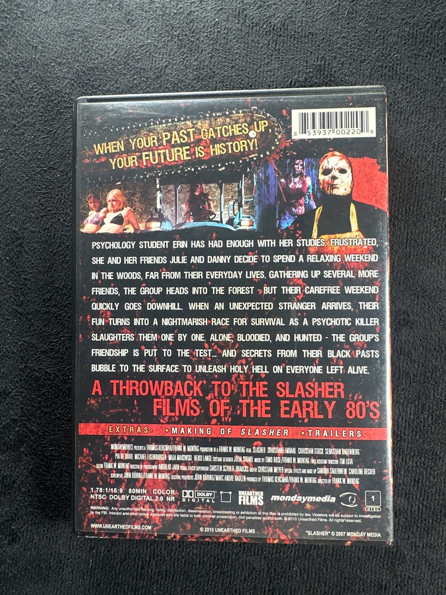 Slasher (DVD, Unearthed Films, Obscure Horror, Widescreen, Very Rare)