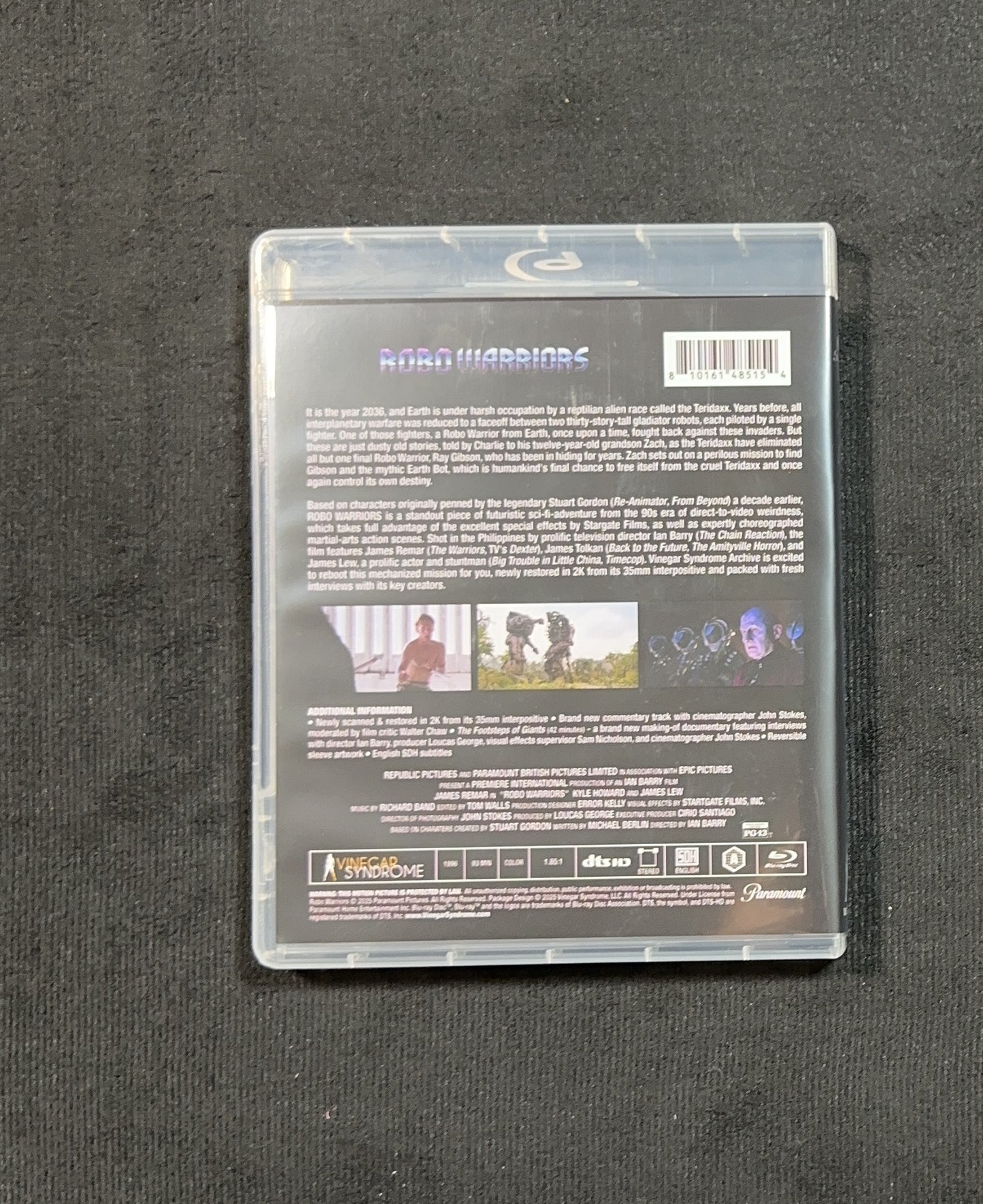 Robo Warriors (Blu-ray, Vinegar Syndrome Archive, Slipcover)