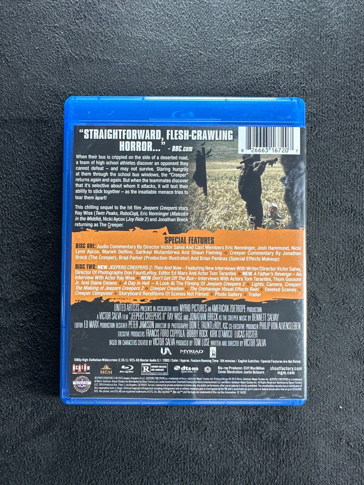 Jeepers Creepers 2 (Blu-ray, Scream Factory, Collector's Edition, OOP)