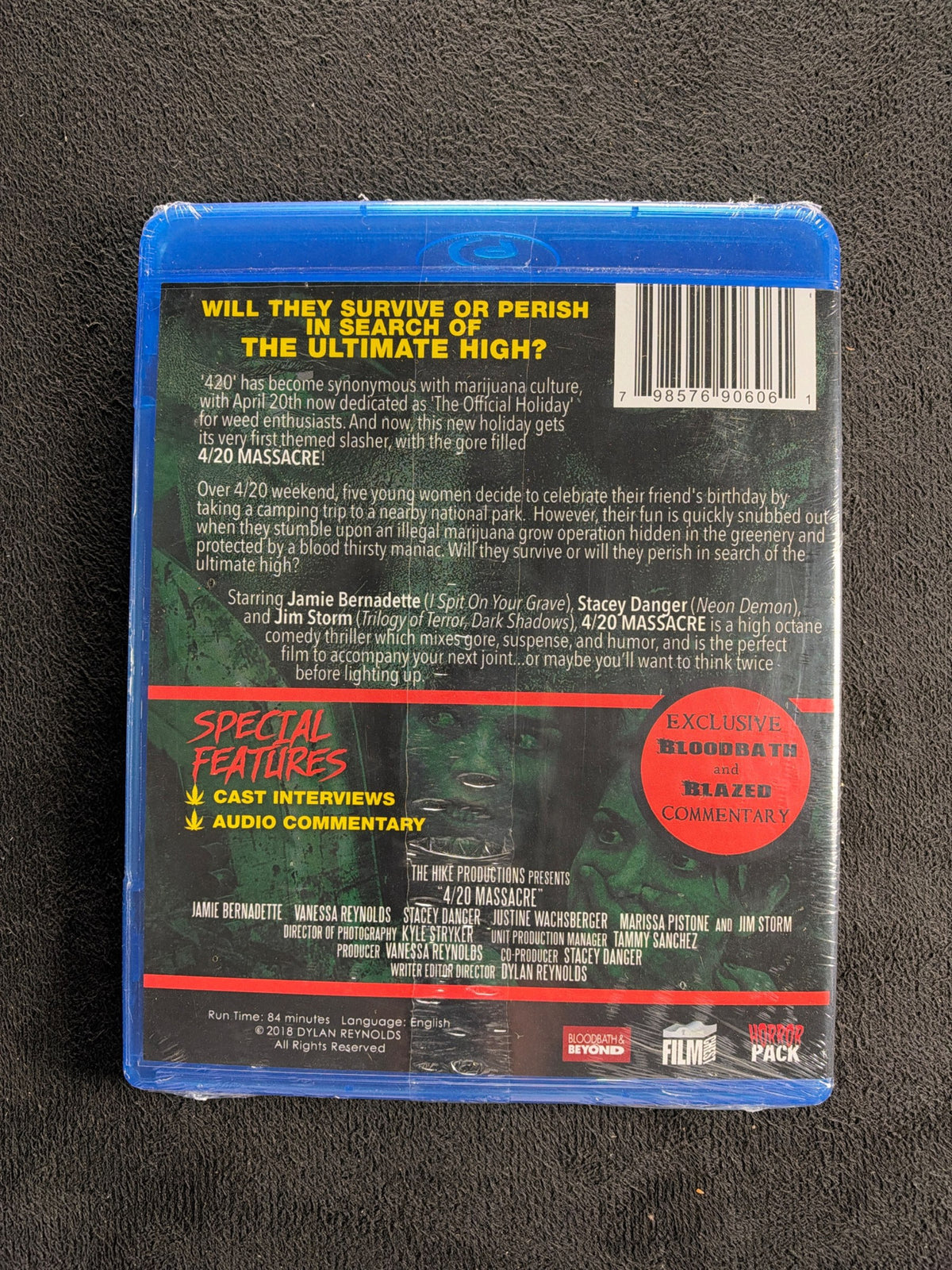 4/20 Massacre (Blu-ray, HorrorPack Exclusive, Limited Edition, NEW/Sealed)