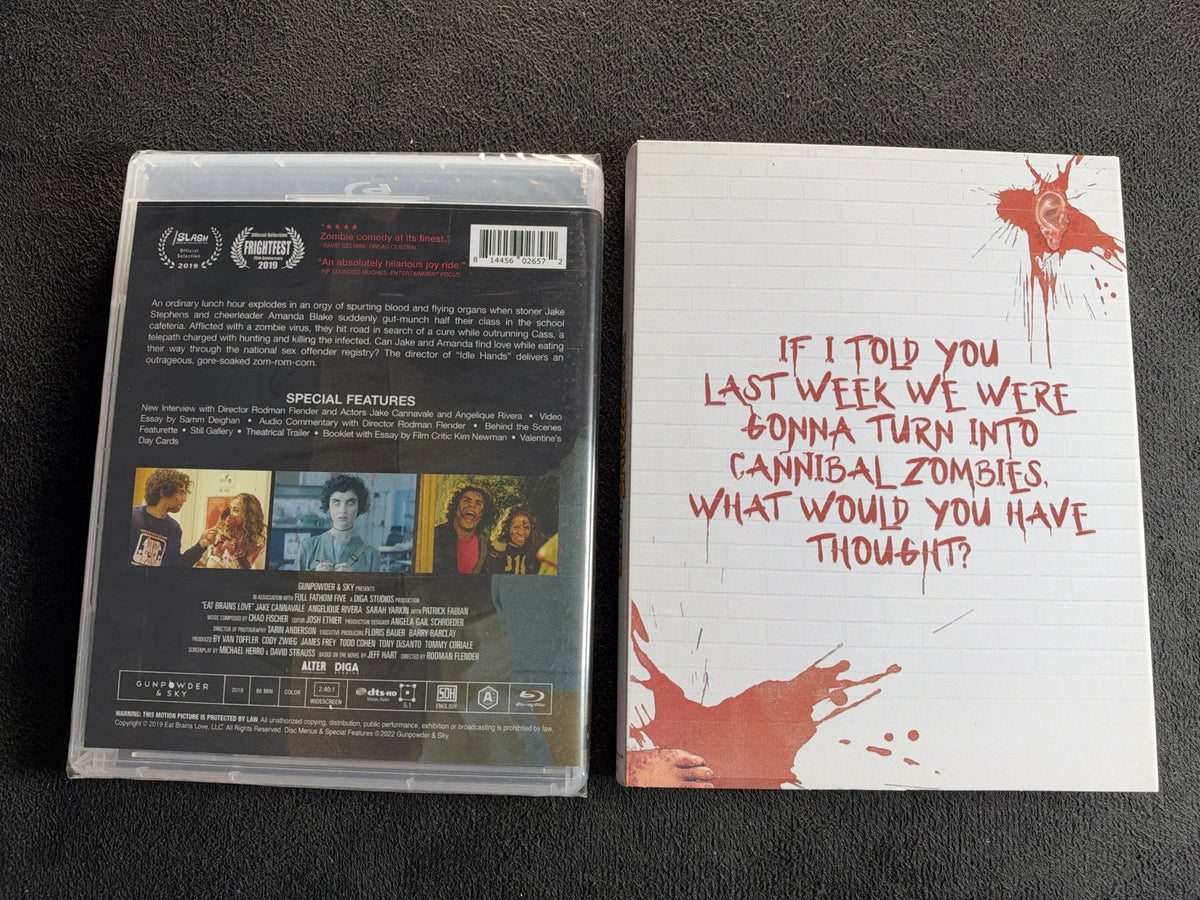 Eat Brains Love (Blu-ray, Vinegar Syndrome, Slipcover, NEW/Sealed)