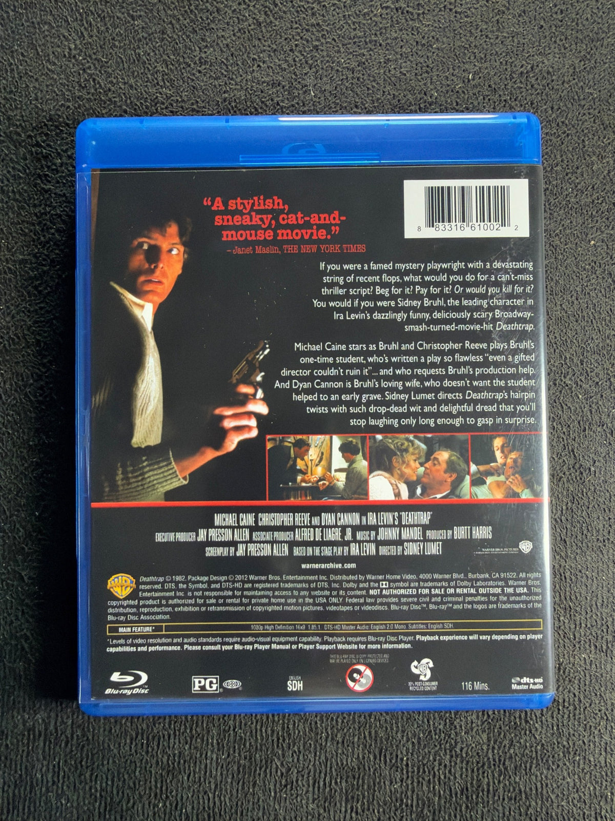 Deathtrap (Blu-ray, Warner Bros Archive Collection, 80's Classic, Widescreen)