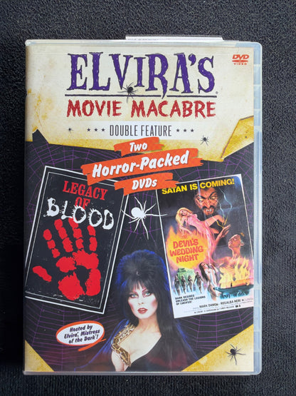 Elvira's Movie Macabre: Legacy of Blood / The Devil's Wedding Night (DVD, Shout)