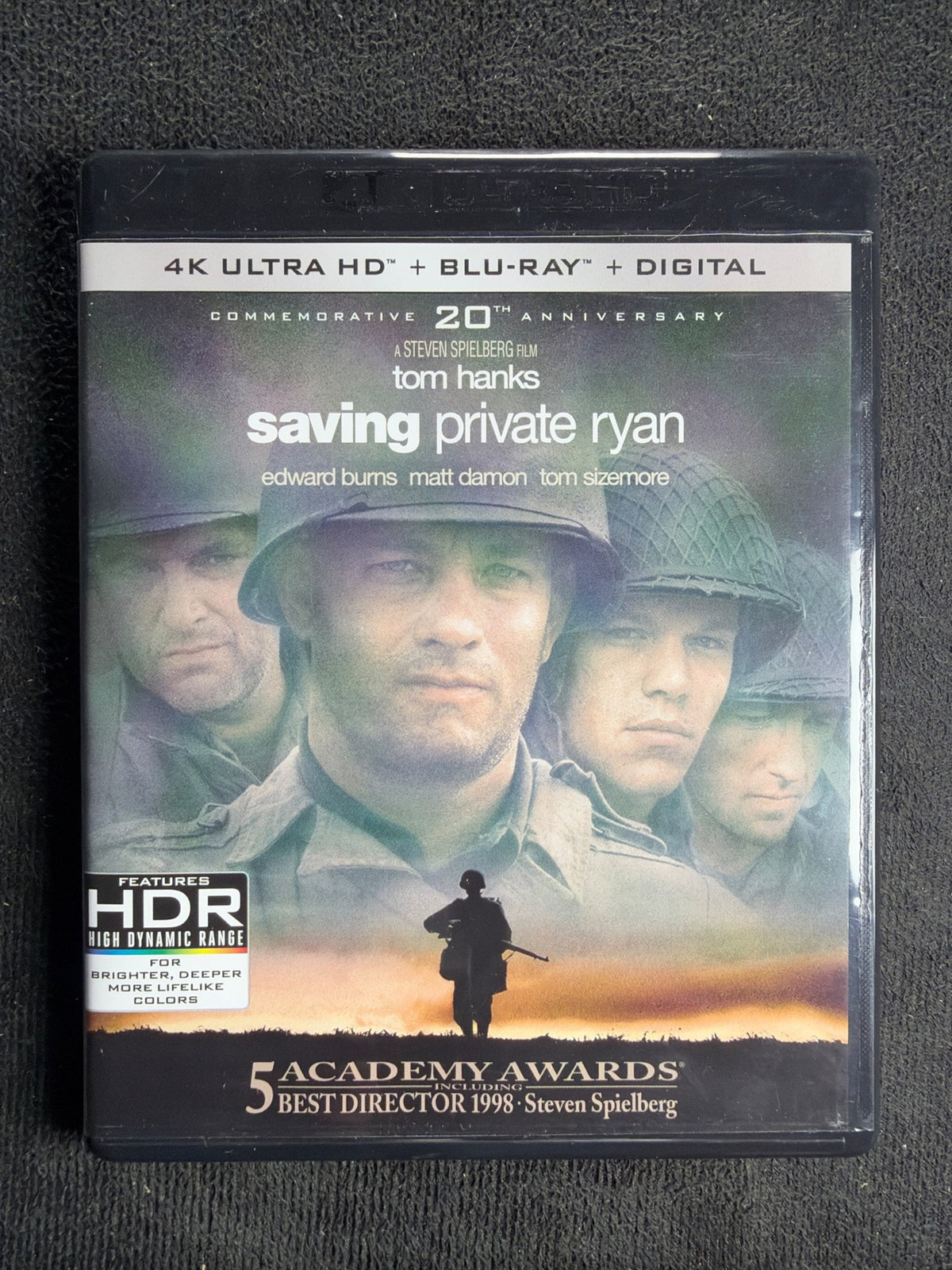 Saving Private Ryan  (4K UHD, Paramount, (Commemorative 20th Ann, No Digital)