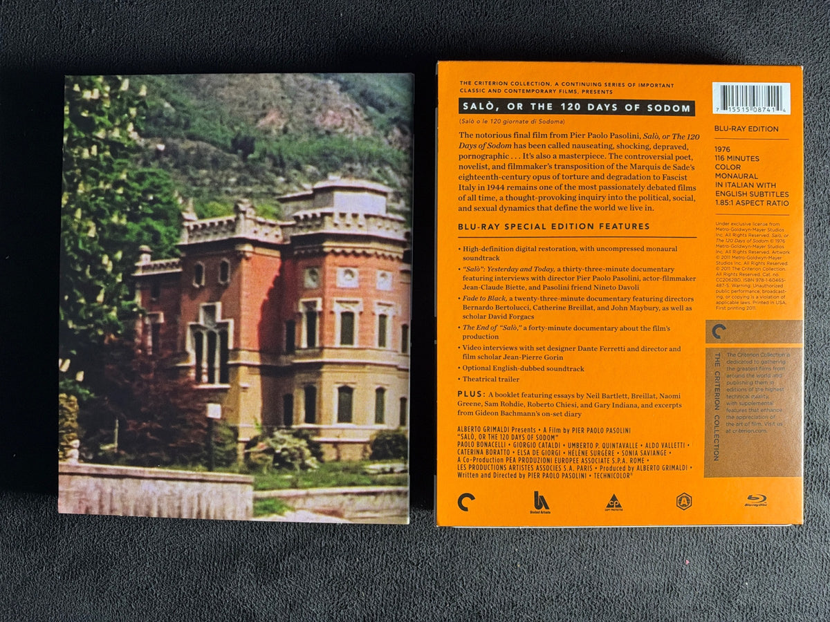 Salo Or The 120 Days of Sodom (Blu-ray, Criterion Collection, Special Edition)