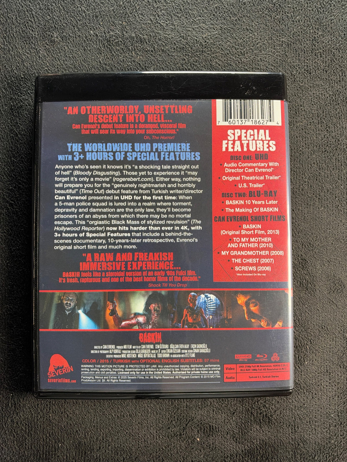 Baskin (4K Ultra HD/Blu ray, Severin Films, 2015 Horror, Widescreen)