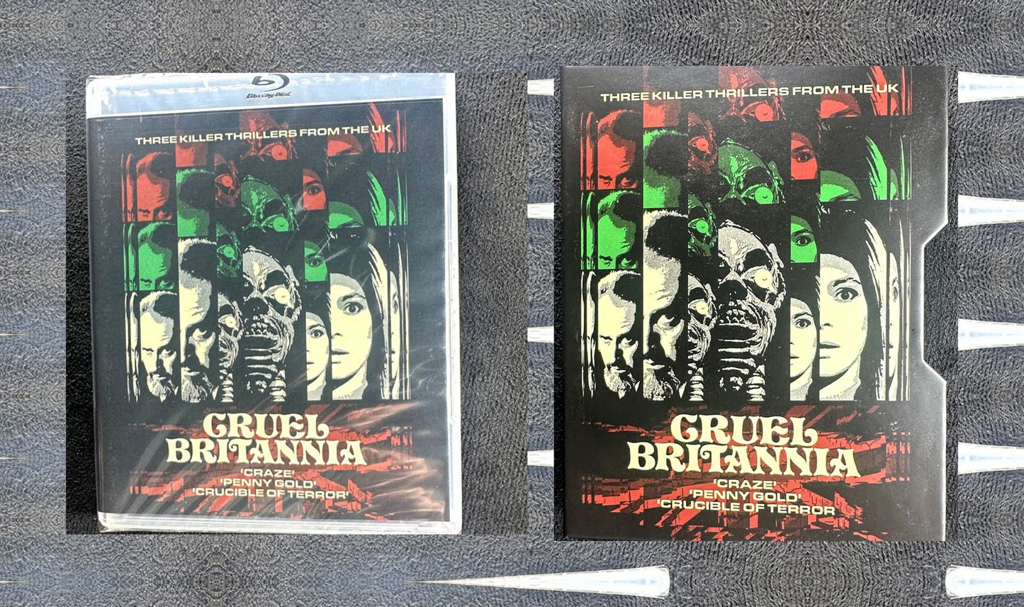 Cruel Britannia: Three Killer Thrillers From the UK (Blu-ray, Vinegar Syndrome,