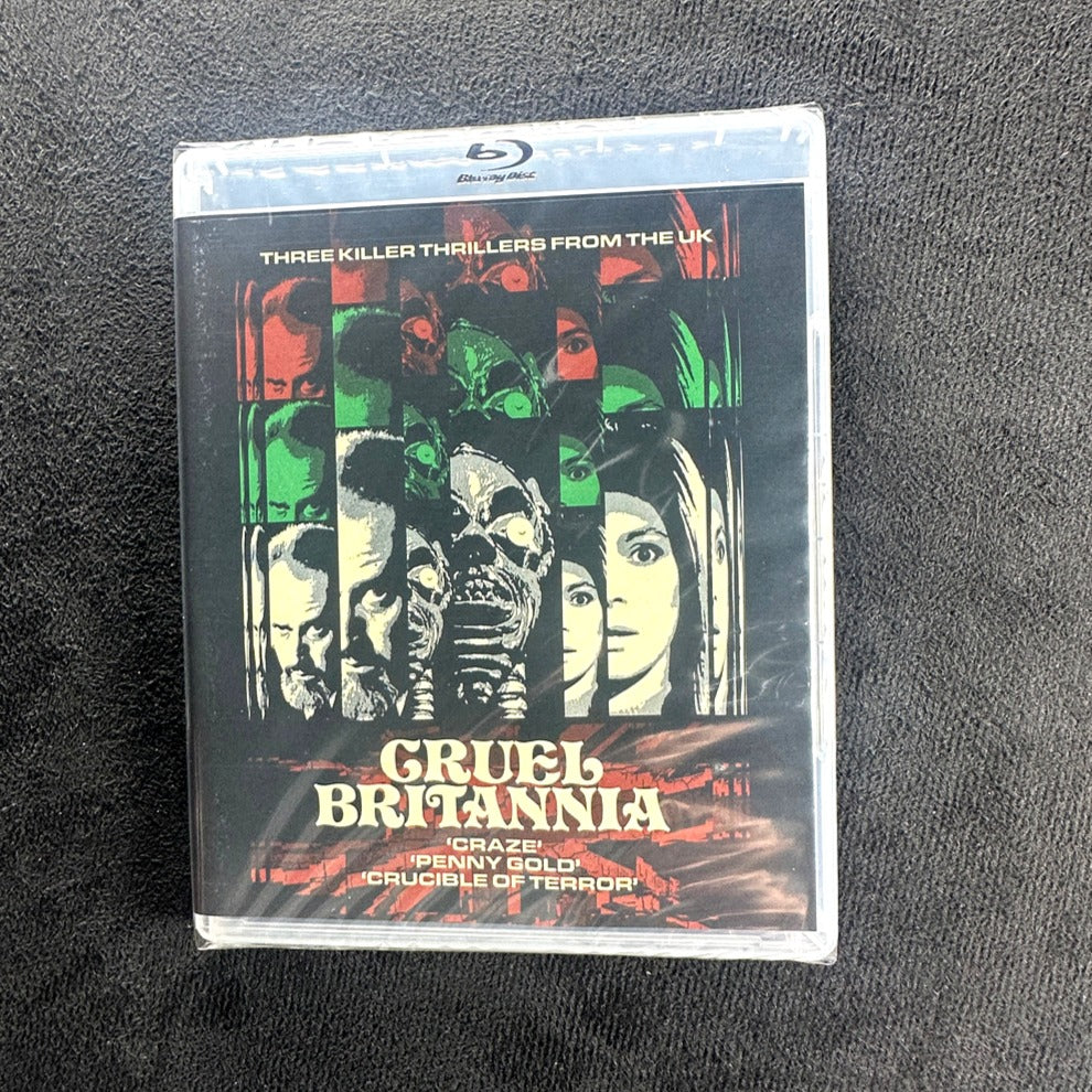 Cruel Britannia: Three Killer Thrillers From the UK (Blu-ray, Vinegar Syndrome,